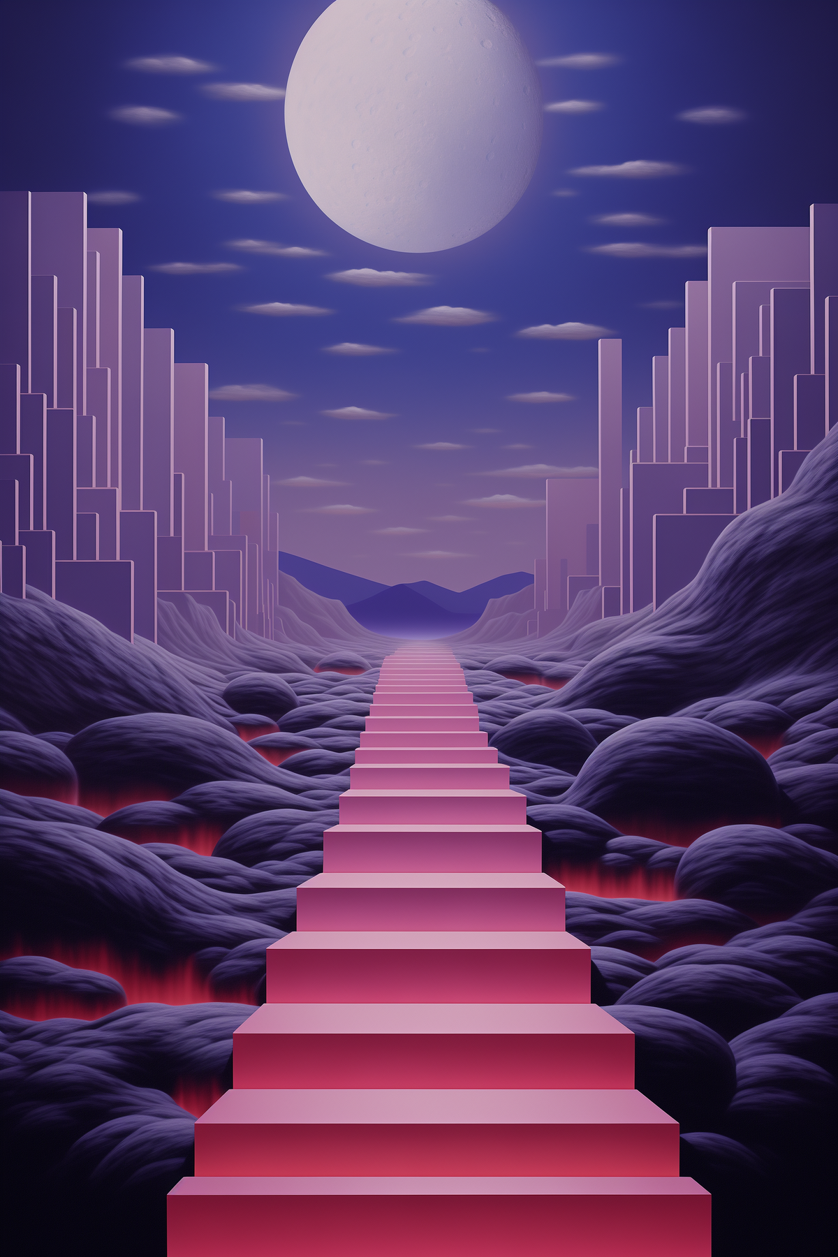 Horizon's Haiku fine art print, modern wall art, balanced light and tone