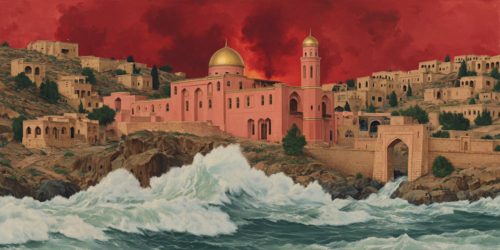 Stormfront Cathedral original artwork, fine art print