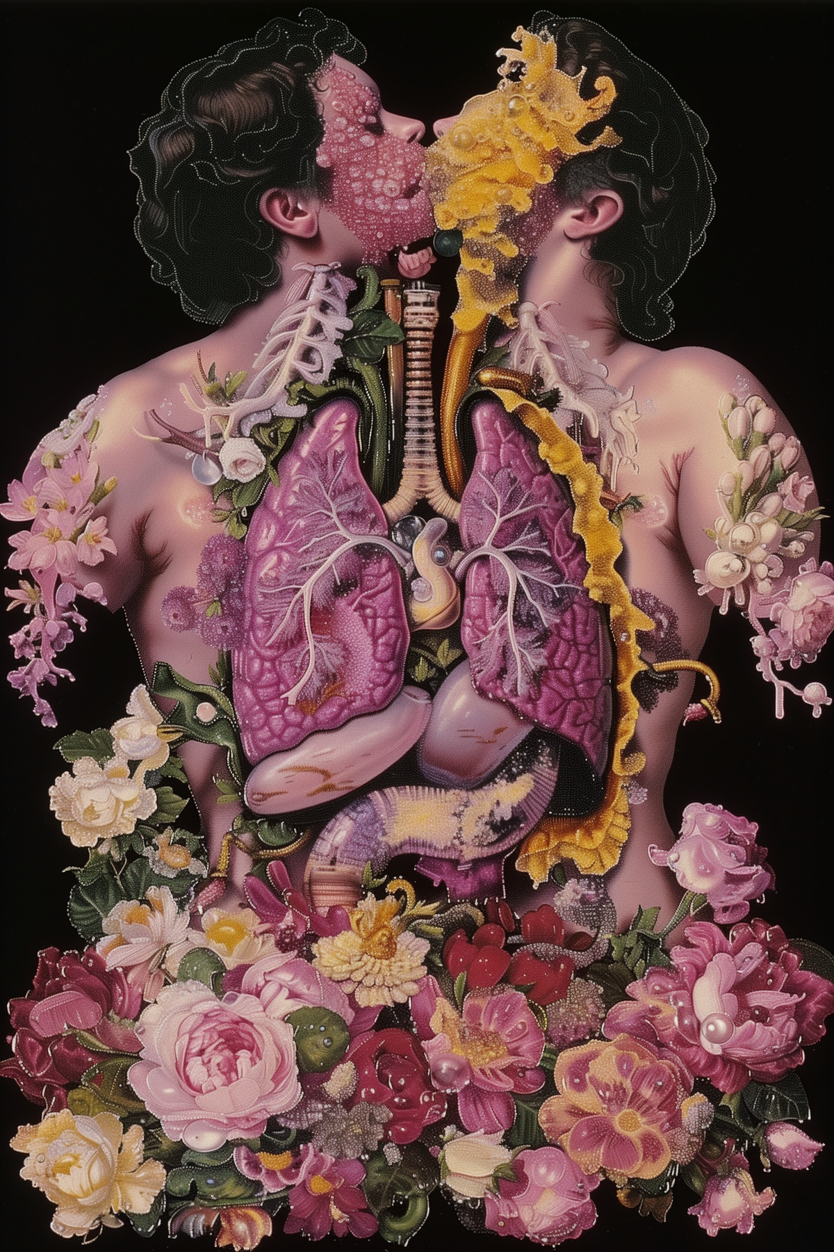 Crystalline Heart fine art print, modern wall art, balanced light and tone