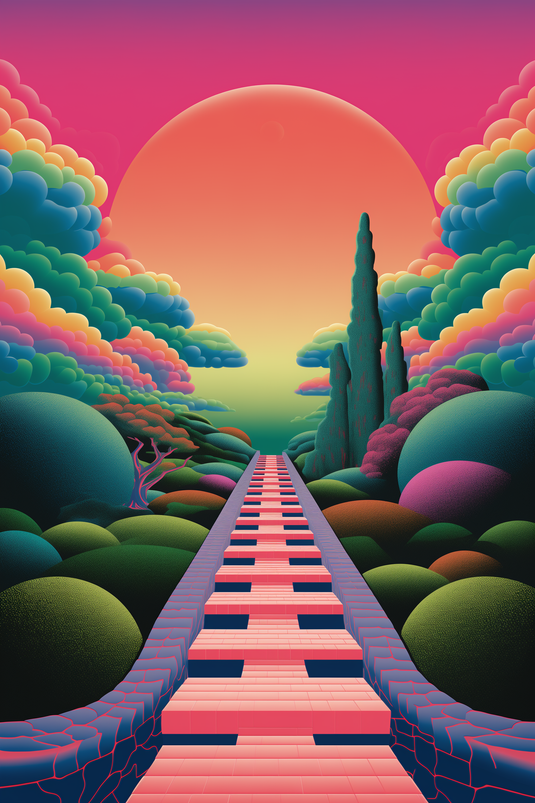 Elevation Ethereal fine art print, modern wall art, balanced light and tone