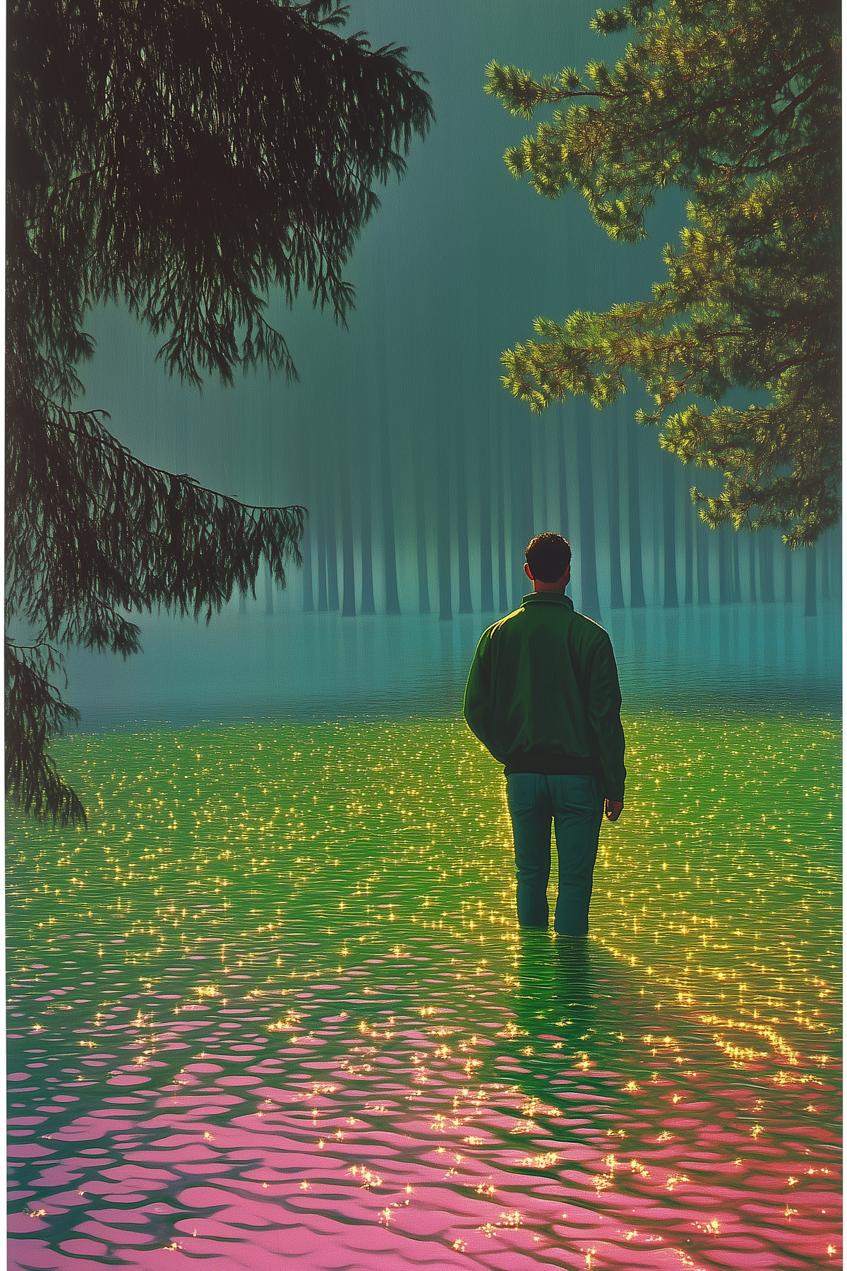 Reflections fine art print, modern wall art, balanced light and tone