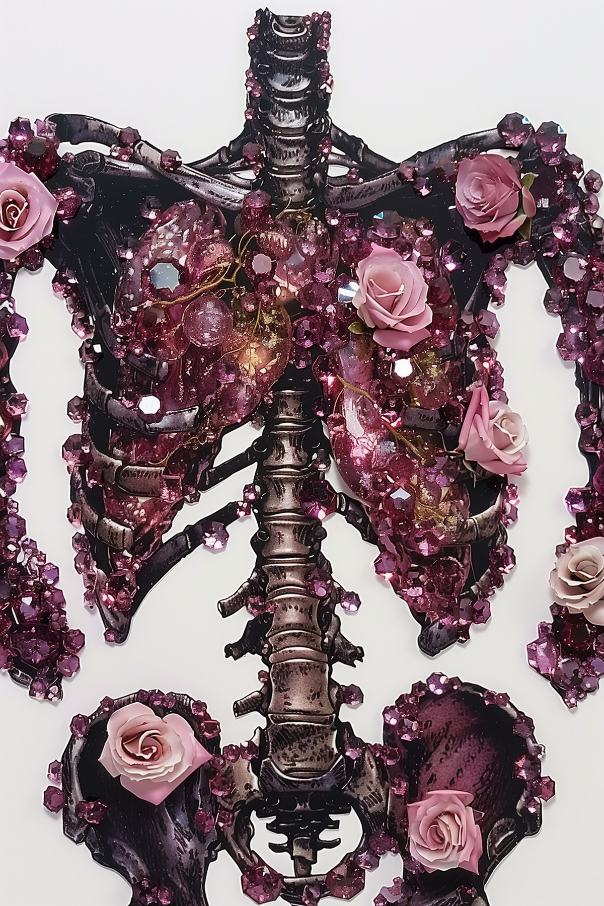 Blossom Surge fine art print, modern wall art, balanced light and tone