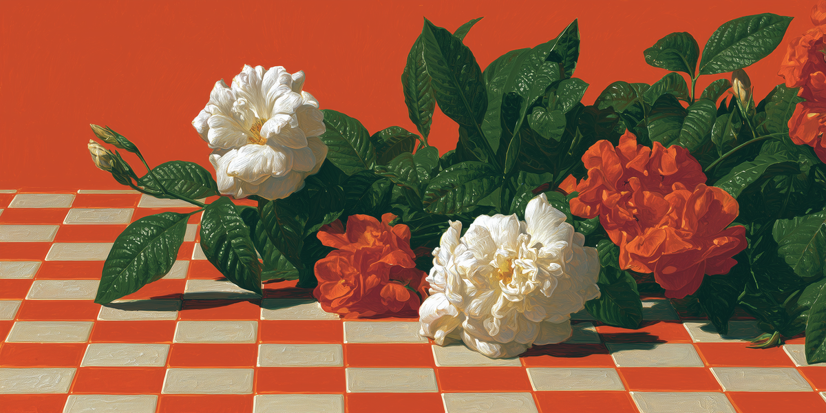 Checkered Serenade fine art print, modern wall art, balanced light and tone