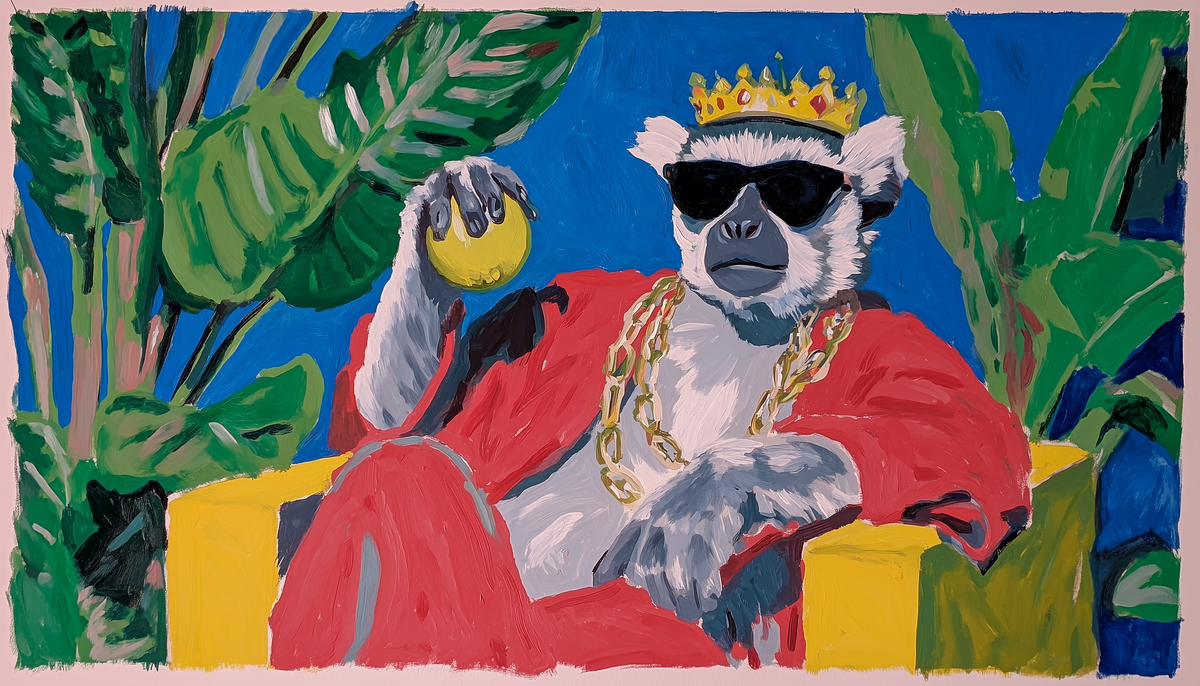 Citrus Crown fine art print, modern wall art, balanced light and tone