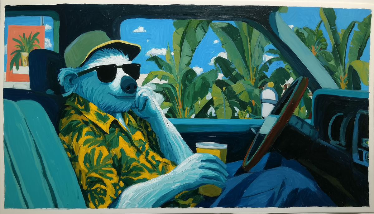 Cruise Control fine art print, modern wall art, balanced light and tone