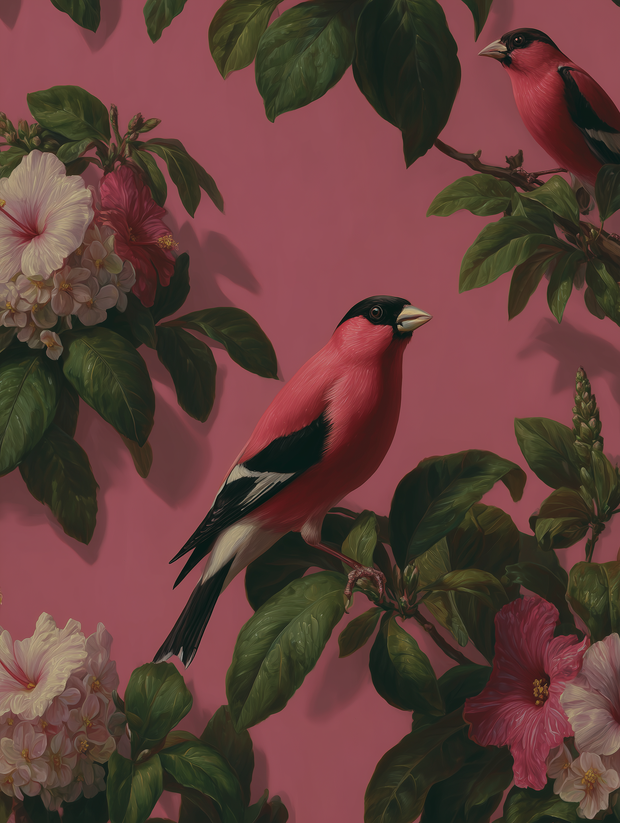 Roseate Chorus fine art print, modern wall art, balanced light and tone