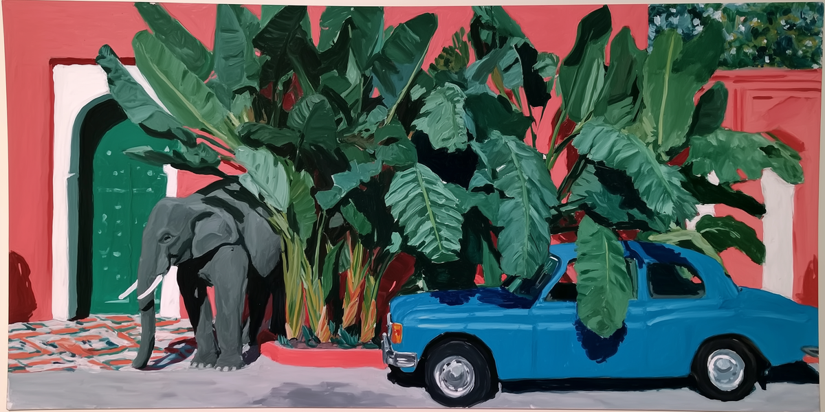 Urban Safari fine art print, modern wall art, balanced light and tone