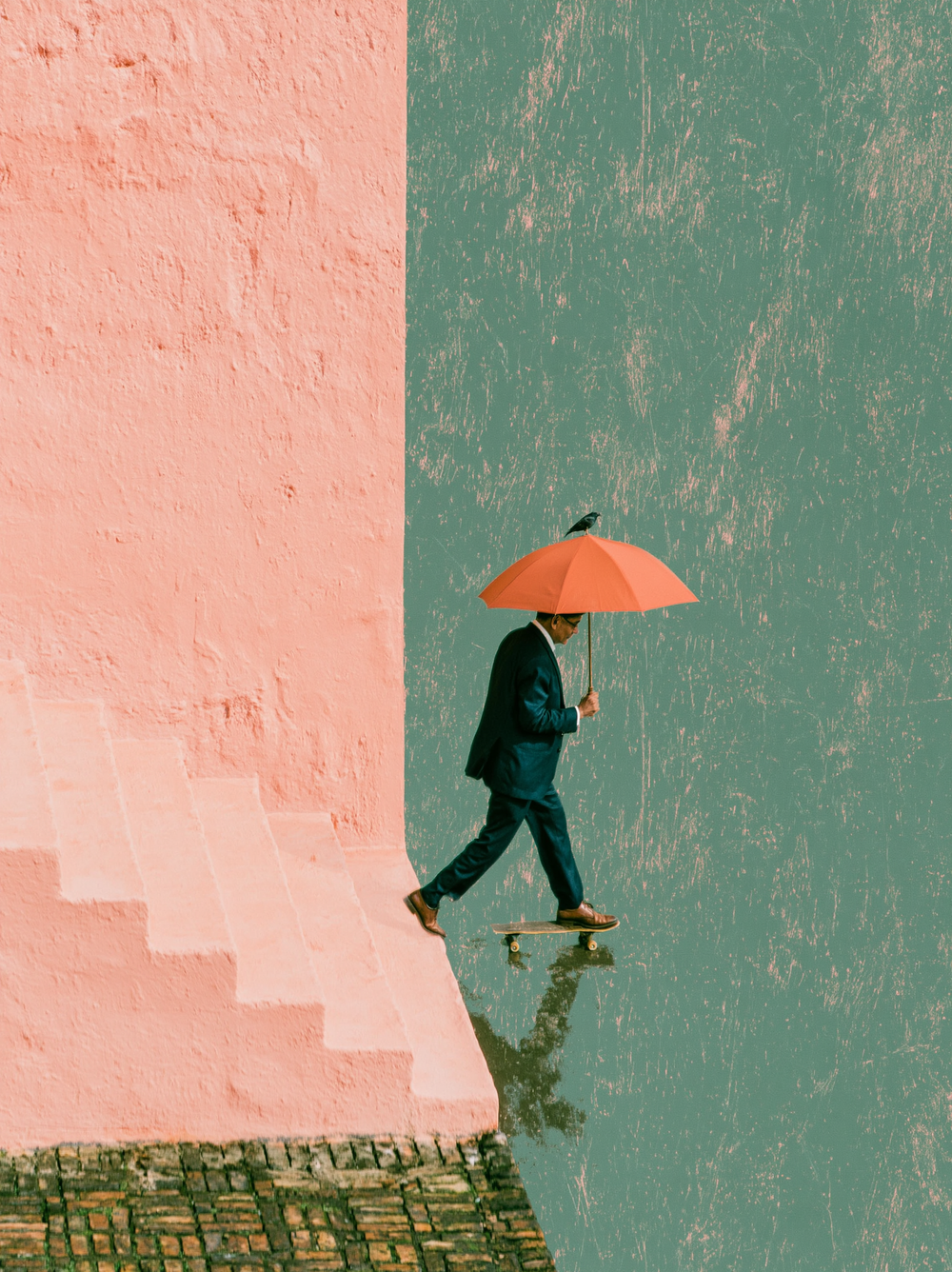 Lateral Ascent original artwork, fine art print