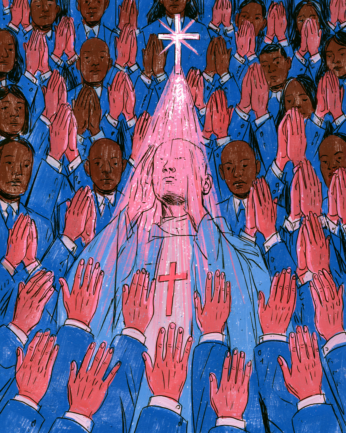 Congregation Voltage — framed fine art preview