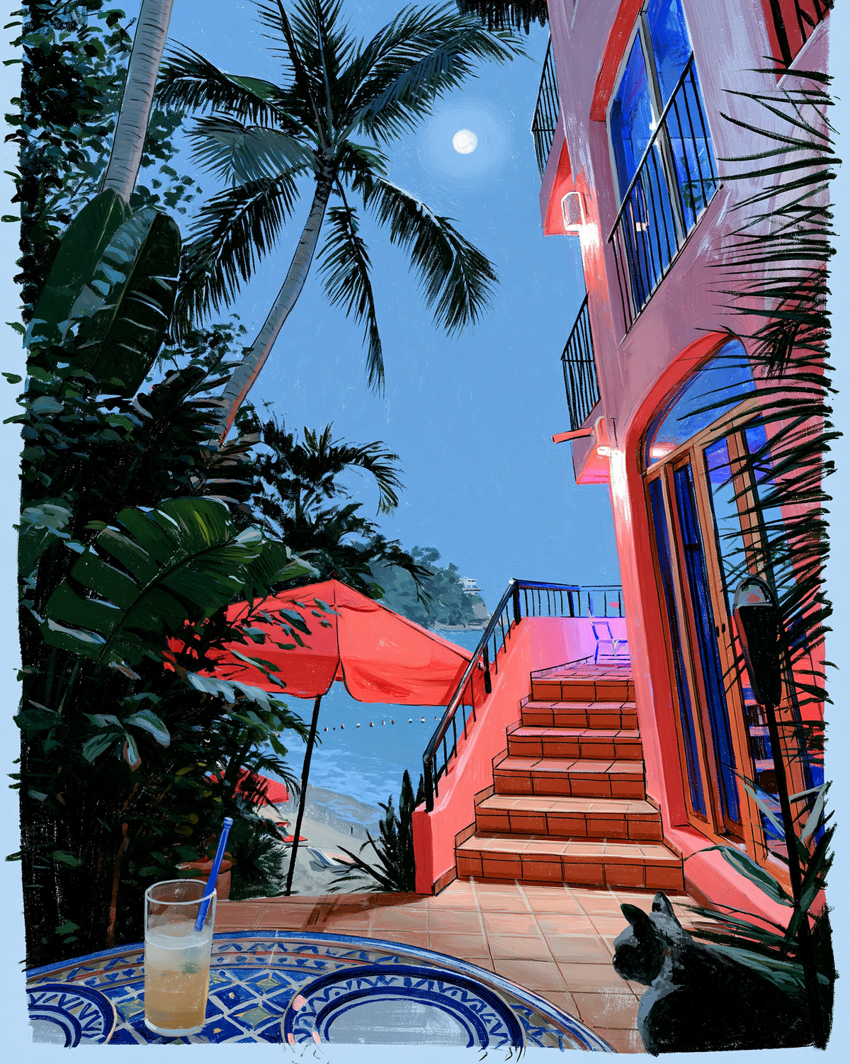 Paradise Tax — framed fine art preview