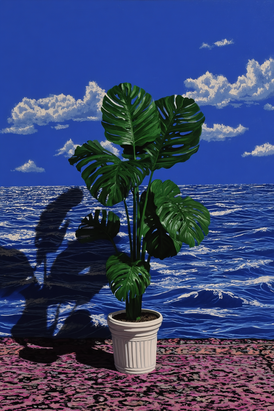 Potted Horizon — framed fine art preview