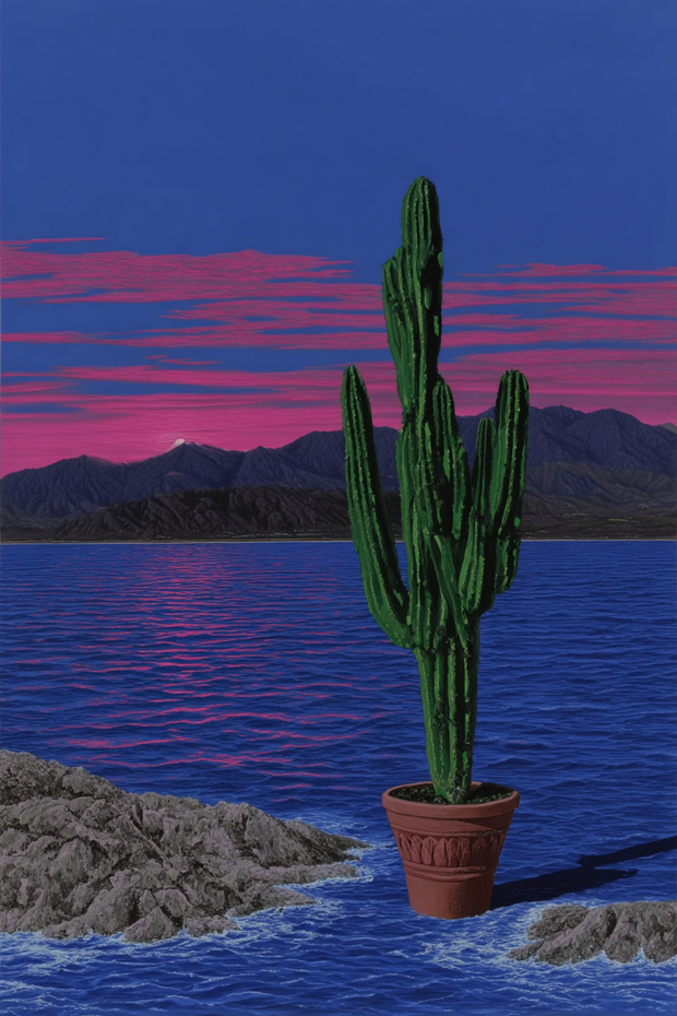 Arid Buoyancy original artwork, fine art print
