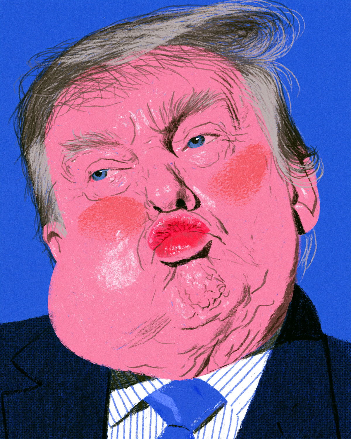 Executive Pucker — framed fine art preview