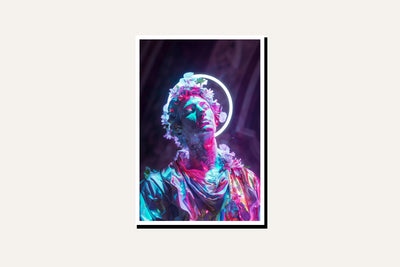 Neon Saint — detail view