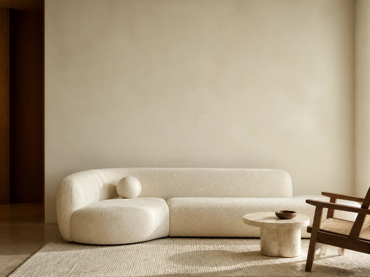 Warm living room